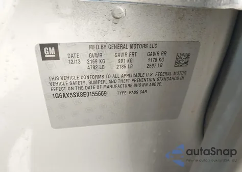 2014 Cadillac Cts Luxury from USA, damaged, VIN 1G6AX5SX8E0155669